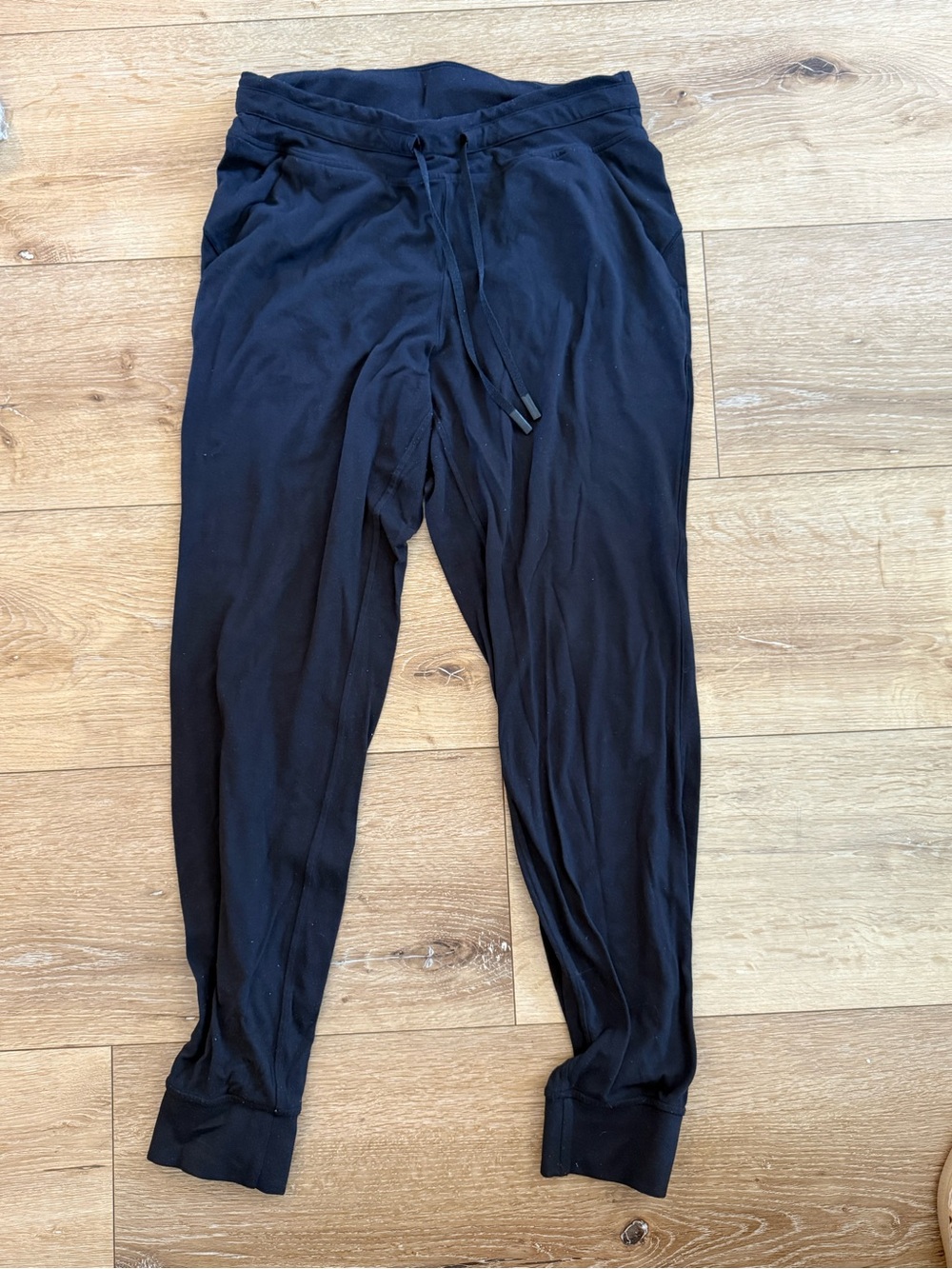Lululemon Black Jogger Pants with Drawstring Waist